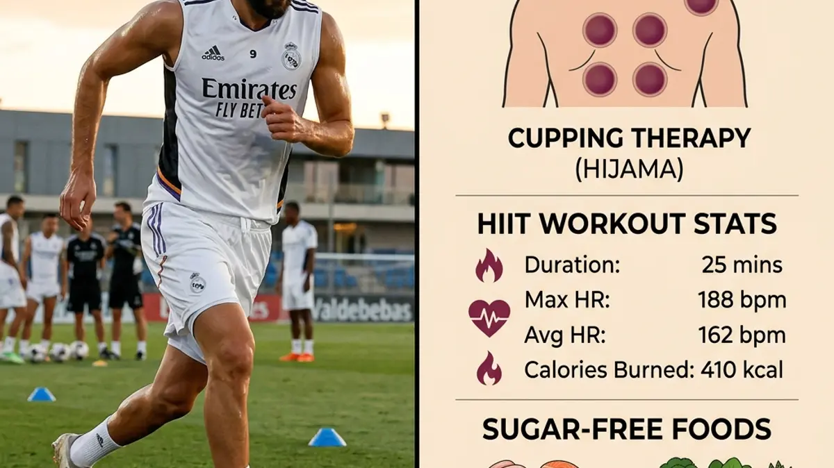 Karim Benzema's Daily Routine: Cupping Therapy (Hijama) and HIIT Conditioning