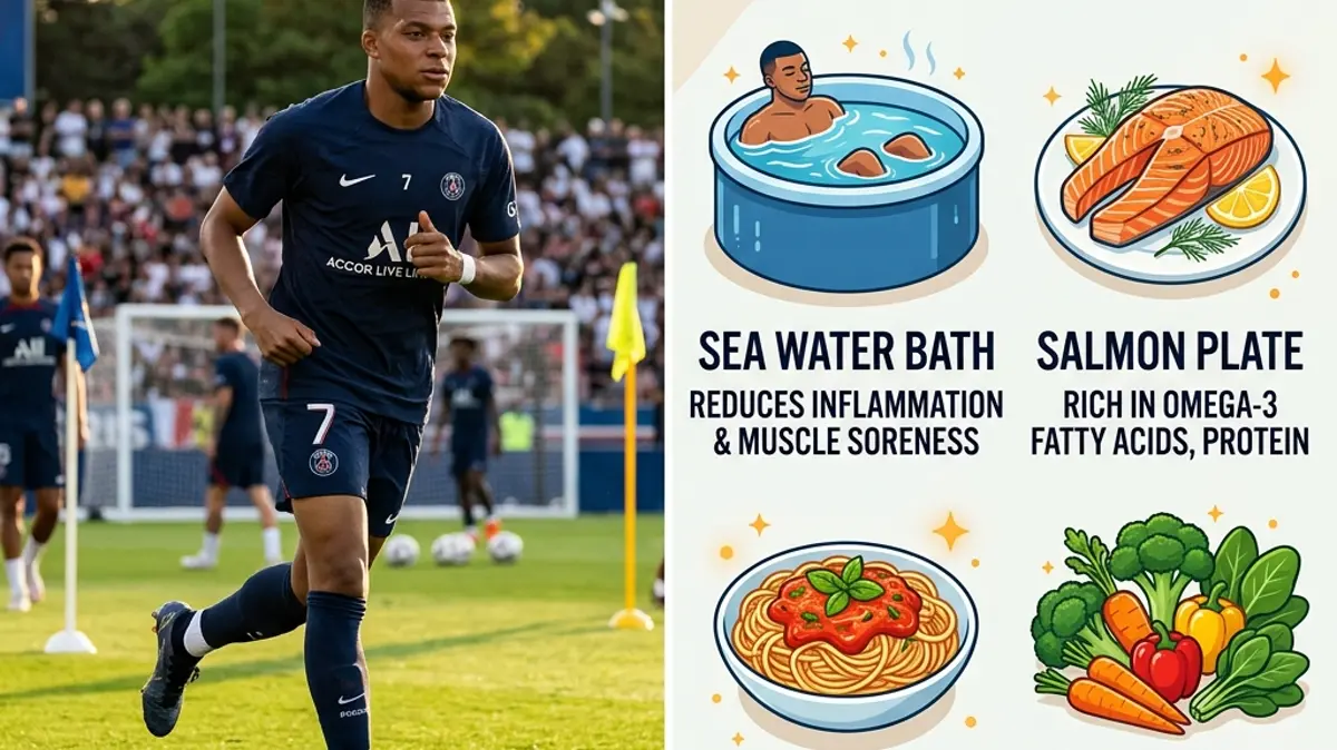 Kylian Mbappé's Daily Routine: Thalassotherapy and Deceleration Conditioning