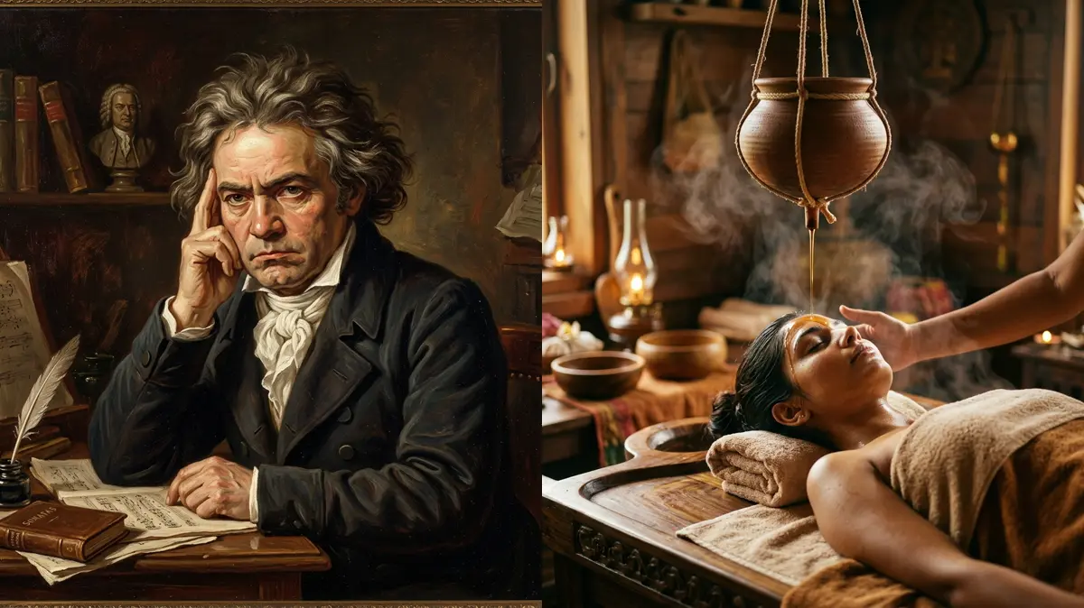 Beethoven's Progressive Deafness and Chronic Gastrointestinal Distress: An Ayurvedic Reconstruction of Lead Toxicity and Severe Pitta-Vata Vitiation