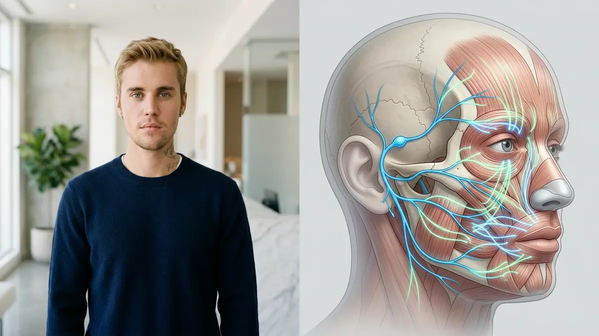 Justin Bieber's Ramsay Hunt Syndrome: Facial Nerve Paralysis Biomechanics and Neuromuscular Retraining Protocol