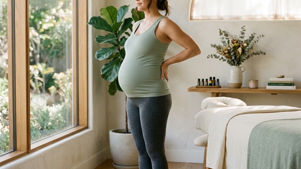 Pregnancy-Induced Lower Back Pain: Safe Spinal Alignment and Core Exercises