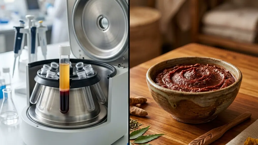 The Platelet-Rich Plasma (PRP) Revolution: Autologous Growth Factors vs. Ayurvedic Rakta Dhatu and Ojas Revitalization
