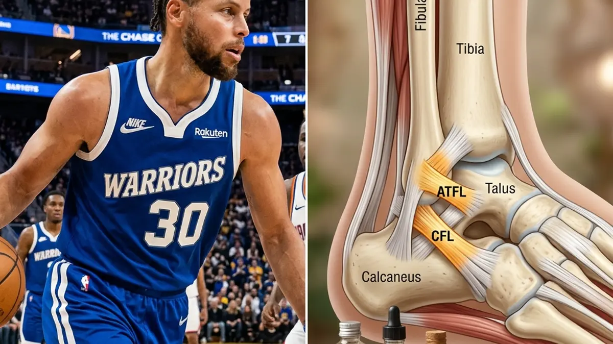Stephen Curry's Chronic Ankle Instability: Hip-Dominant Movement Patterns and Proprioceptive Recovery
