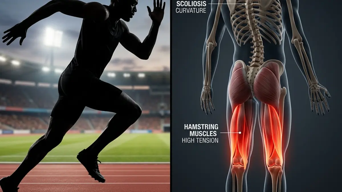 Usain Bolt's Elite Sprinting with Scoliosis: A Biomechanical Breakdown of Asymmetrical Kinetic Chain Compensation and Hamstring Strain Risk