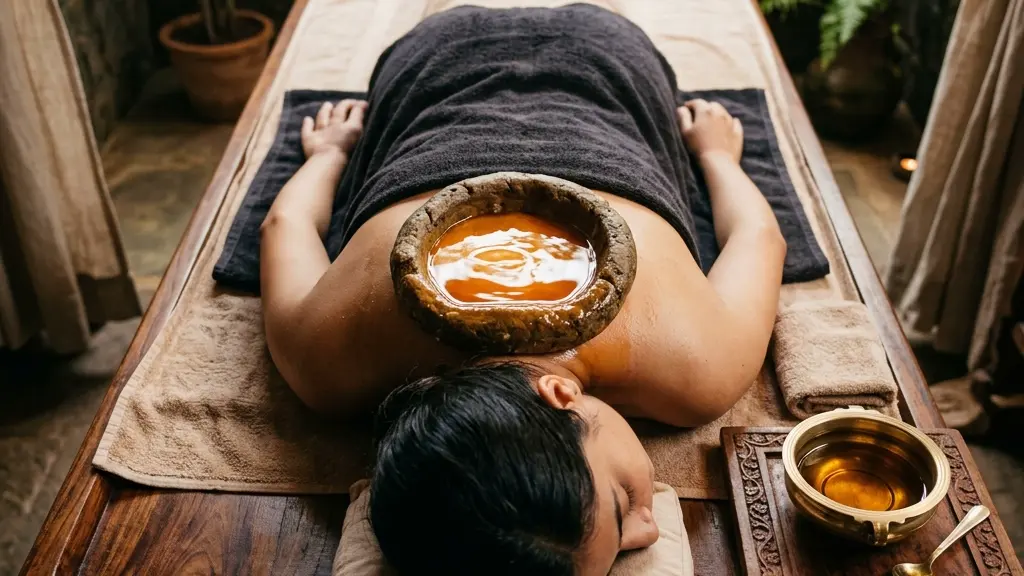 Griva Basti: Relieving Cervical Spondylosis and Neck Stiffness with Warm Oils