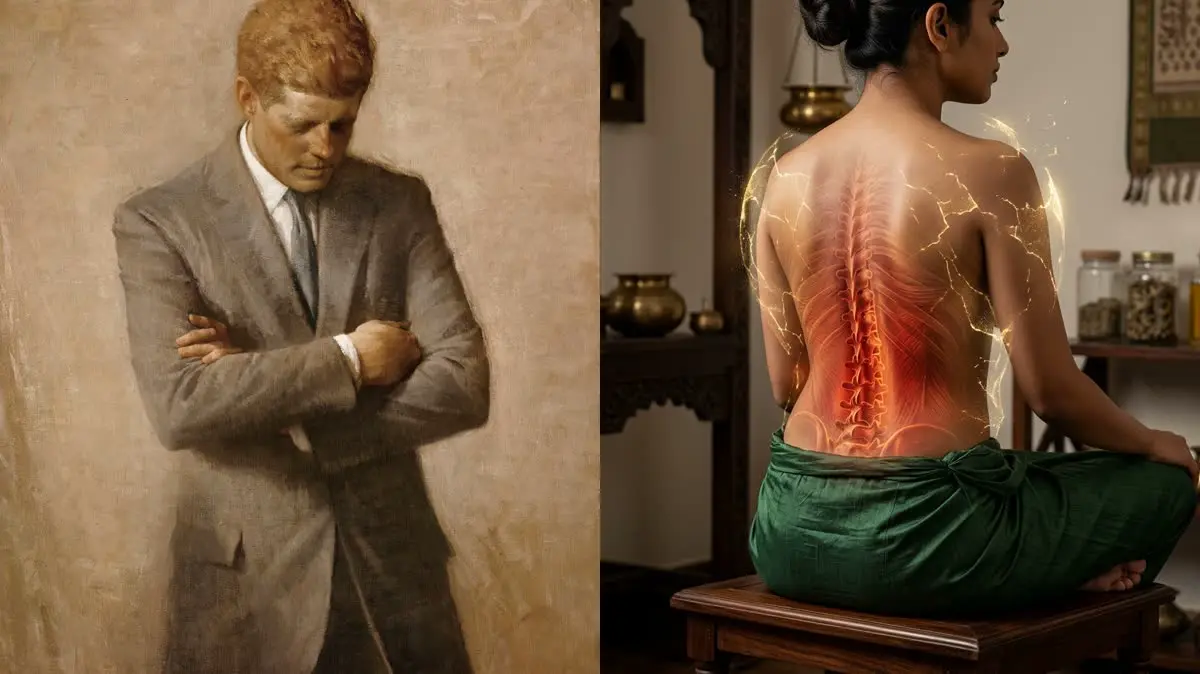 The Hidden Medical Trials of JFK: An Ayurvedic Forensic Reconstruction of Steroid Dependency, Addison’s Disease, and Ojas Depletion