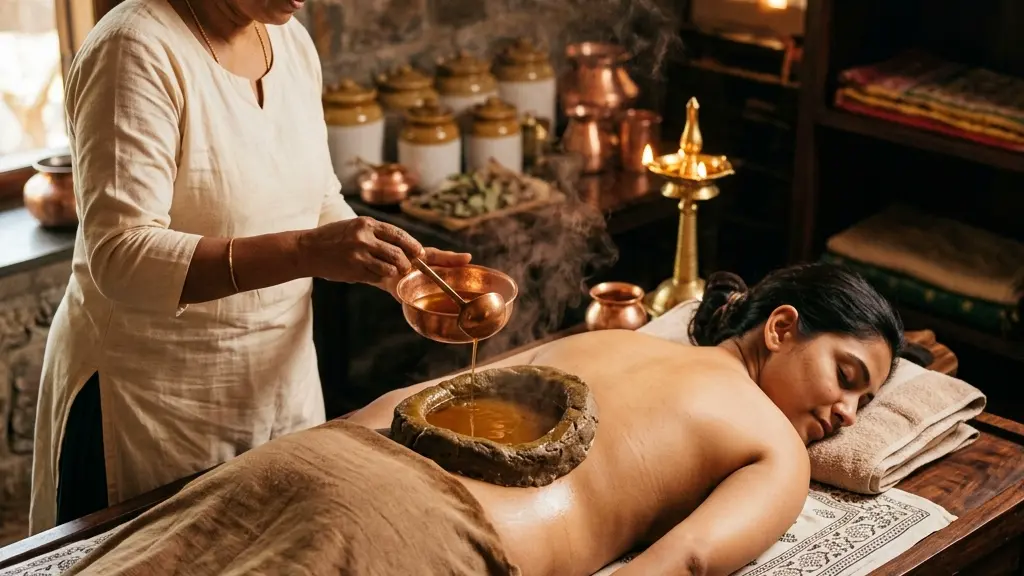 Sacroiliac Joint Pain: Kati Basti Warm Oil Therapy for Joint Lubrication
